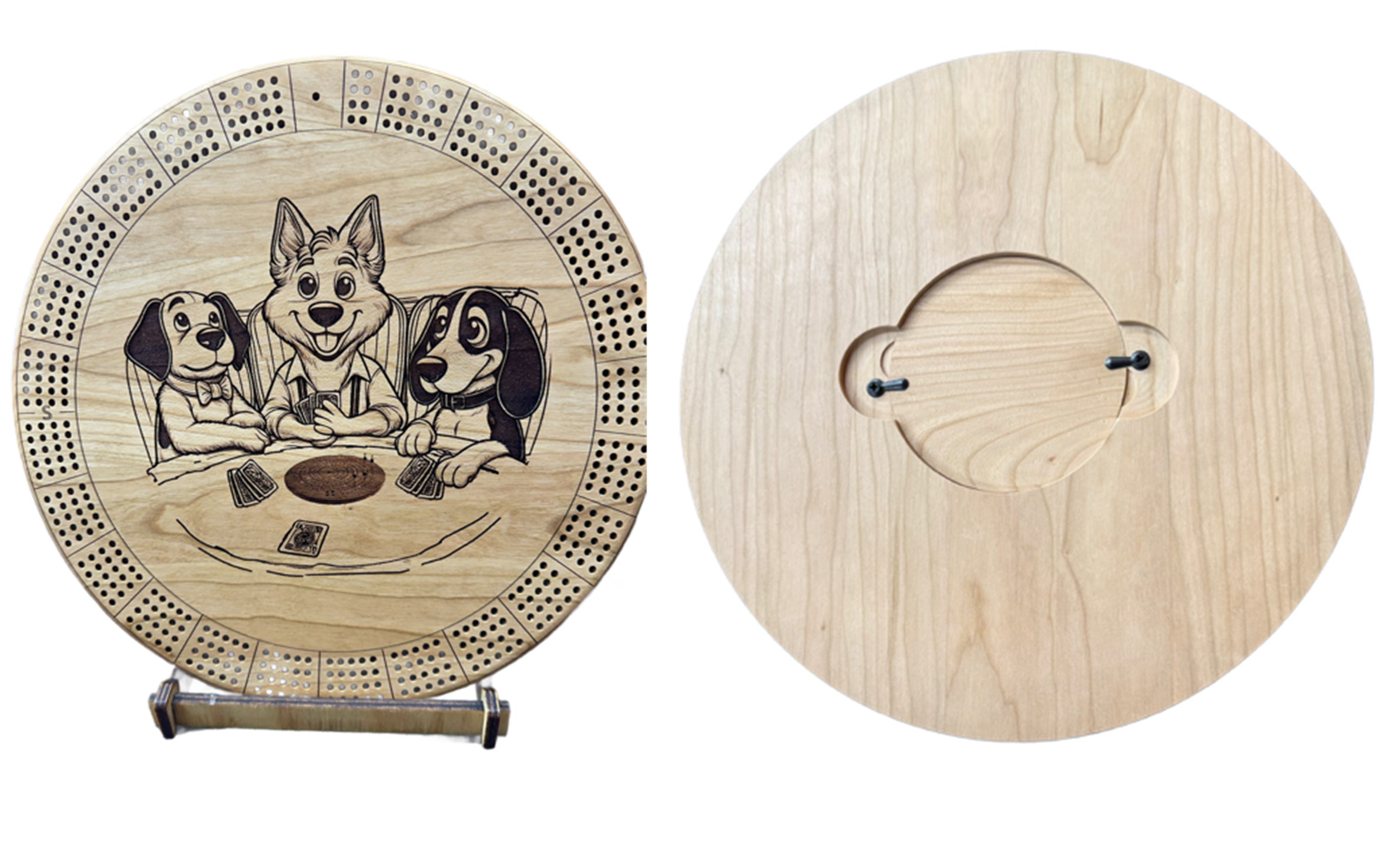 Cribbage Board - 4 Person (Dogs)