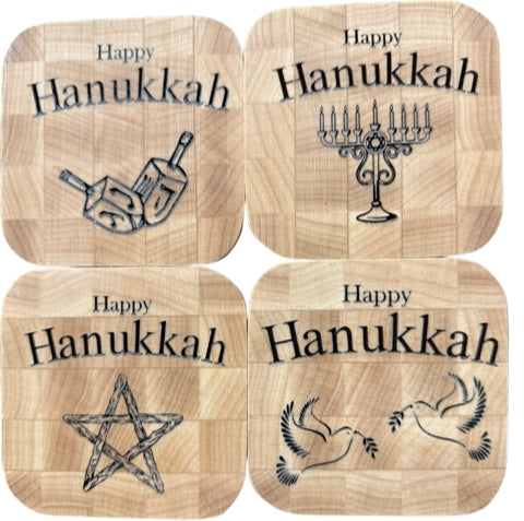 Holiday - Hanukkah Coasters